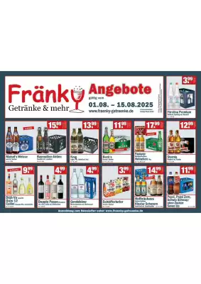 Fränky Getränke Prospekt (gültig bis 15-08)