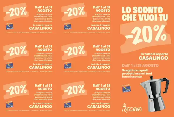 Volantino Regina (valido fino al 31-08)
