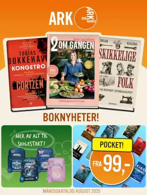 Ark Bokhandel Kundeavis (gyldig til 31-08)