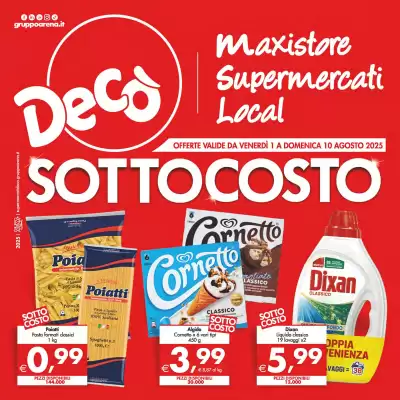 Volantino Deco Supermercati (valido fino al 10-08)