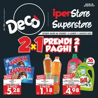 Volantino Deco Iperstore (valido fino al 10-08)