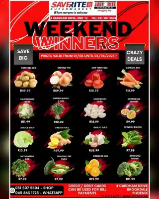 Saverite catalogue (valid until 3-08)