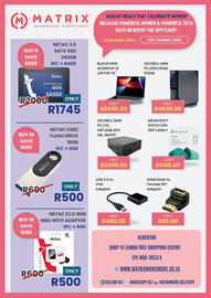 Matrix Warehouse catalogue Page 1