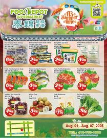 Food Depot Supermarket flyer week 31 Page 1