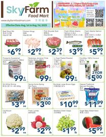 SkyFarm Food Mart flyer week 31 Page 1