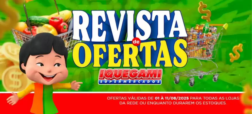 Catálogo Iquegami Supermercados (válido até 11-08)