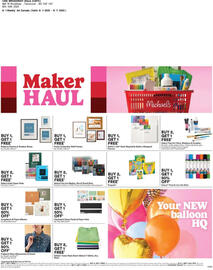 Michaels flyer week 31 Page 1