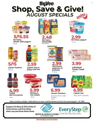 Hy-Vee Weekly Ad (valid until 31-08)