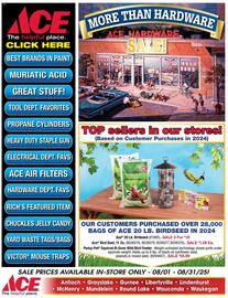 Ace Hardware Weekly Ad Page 1