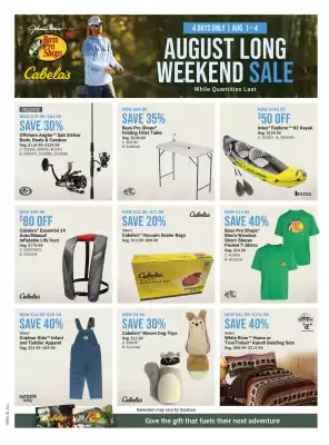 Cabela's flyer