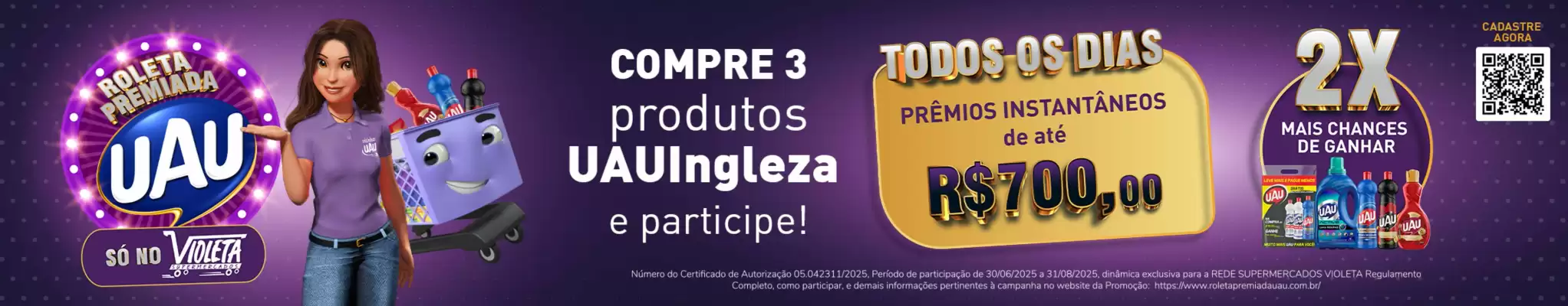 Catálogo Violeta Supermercados (válido até 31-08)