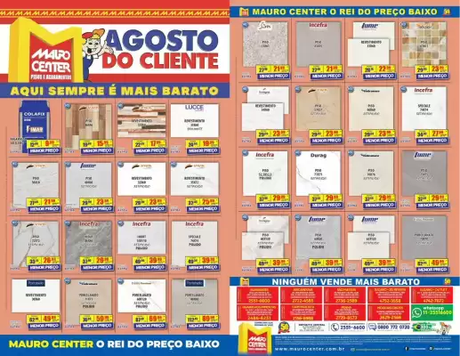Catálogo Mauro Center (válido até 31-08)