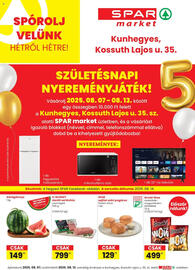 Spar Market akciós újság hét 32 Oldal 1