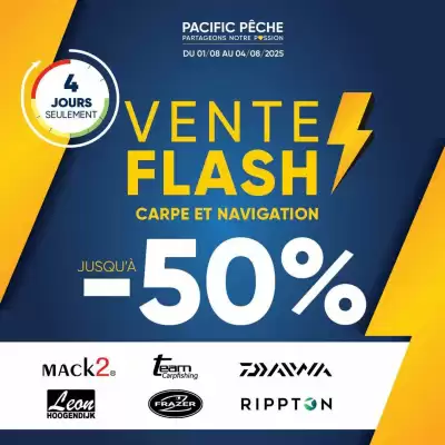 Catalogue Pacific Pêche (valable jusqu'au 4-08)
