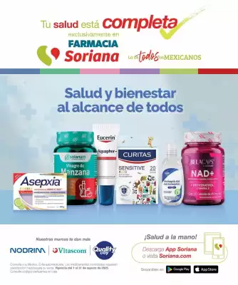 Catálogo Farmacia Soriana (válido hasta 31-08)