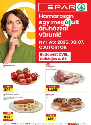 Spar akciós újság (érvényes eddig: 13-08)