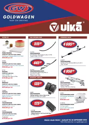 Goldwagen catalogue (valid until 30-09)