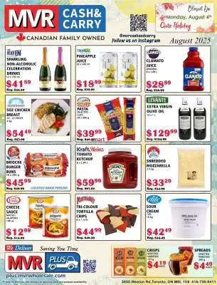 MVR Cash & Carry flyer (valid until 31-08)