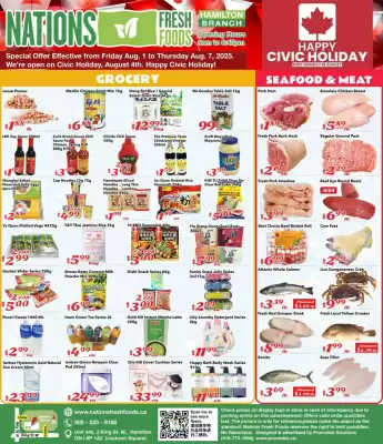 Nations Fresh Foods flyer