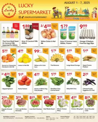 Lucky Supermarket flyer