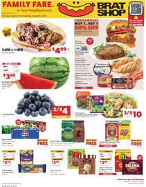 Family Fare Weekly Ad week 32 Page 1