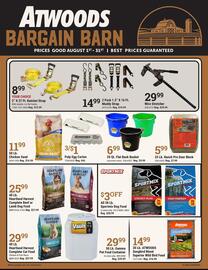 Atwoods Ranch & Home Weekly Ad Page 1