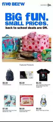 Five Below Weekly Ad (valid until 4-08)