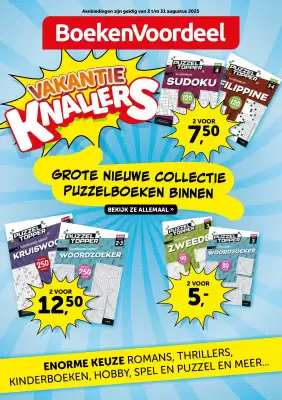 Boekenvoordeel folder (geldig t/m 31-08)