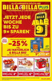 Billa Flugblatt woche 31 Seite 1