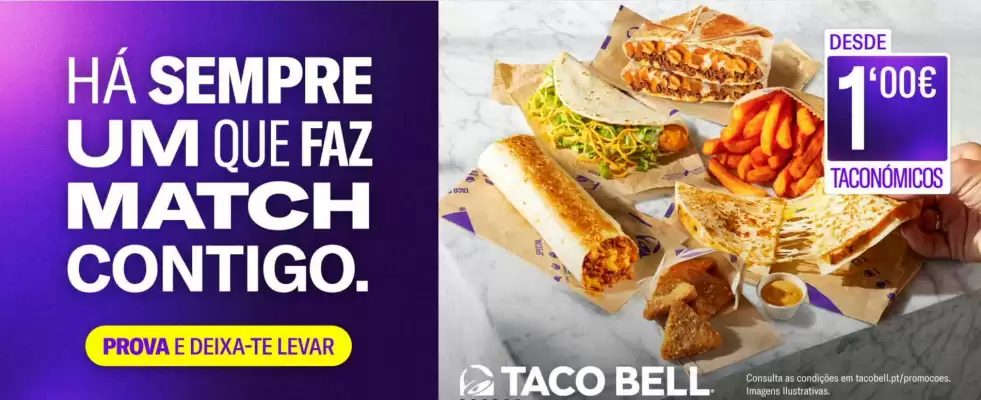 Folheto Taco Bell (válido até 31-08)