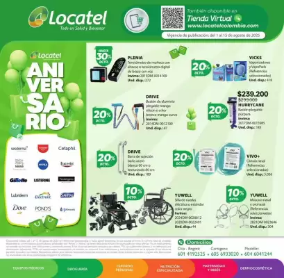 Catálogo Locatel (válido hasta 15-08)