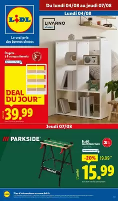 Catalogue Lidl (valable jusqu'au 7-08)