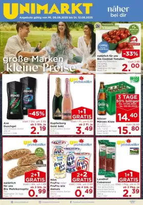 Unimarkt Flugblatt