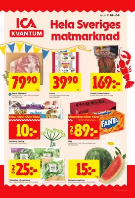 ICA Kvantum reklamblad (giltig till och med 10-08)