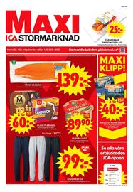 ICA Maxi reklamblad vecka 32 Sida 1