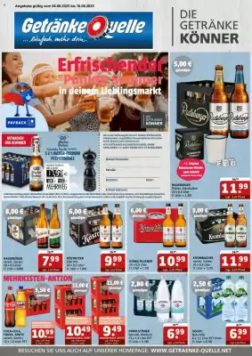 Getränke Quelle Prospekt (gültig bis 16-08)