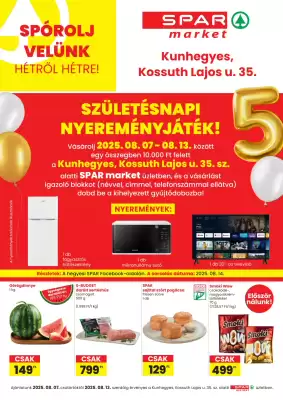Spar akciós újság