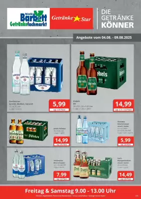 Getränke Star Prospekt (gültig bis 9-08)