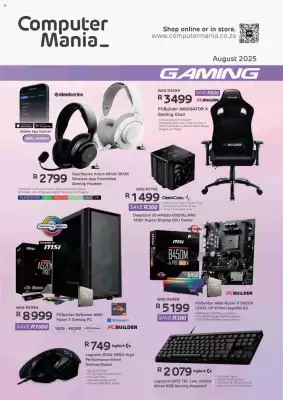 Computer Mania catalogue (valid until 31-08)