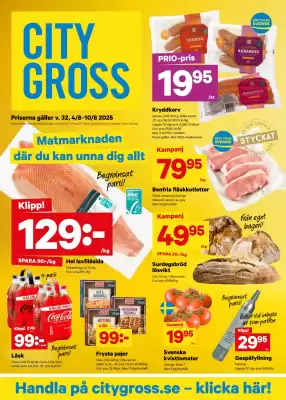 City Gross reklamblad (giltig till och med 10-08)