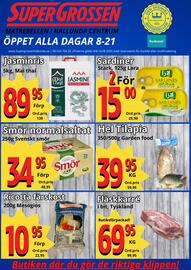 Supergrossen reklamblad vecka 32 Sida 1