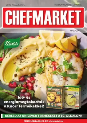 Chef Market akciós újság (érvényes eddig: 31-08)