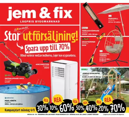 Jem&Fix reklamblad