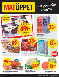 Matöppet reklamblad vecka 33 Sida 1