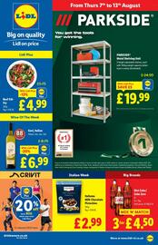 Lidl leaflet week 32 Page 1