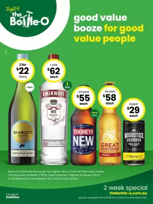 The Bottle O catalogue (valid until 17-08)