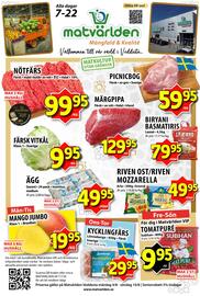 Matvärlden Tensta reklamblad vecka 32 Sida 1