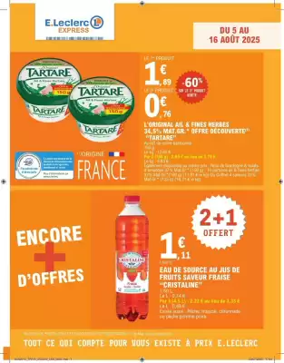 Catalogue E.Leclerc Express (valable jusqu'au 16-08)