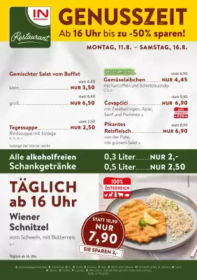 Interspar Restaurant Flugblatt (gültig bis 16-08)