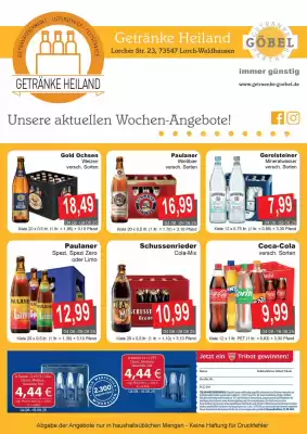 Getränke Göbel Prospekt (gültig bis 25-08)